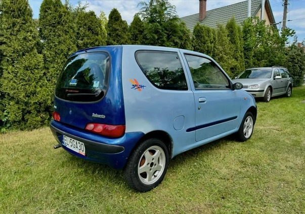 Fiat Seicento cena 3200 przebieg: 97914, rok produkcji 2002 z Łódź małe 46